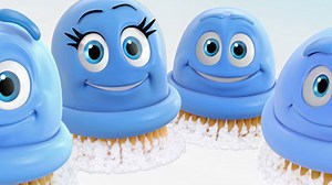 Scrubby, Poppy, Mindy, and Sudsy: Meet the Scrubbing Bubbles!