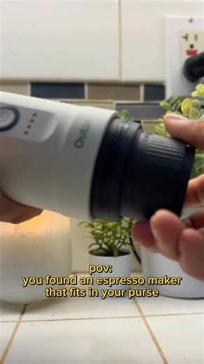 Mini portable espresso machine >>> #EspressoMachine | Thebrownsbistro