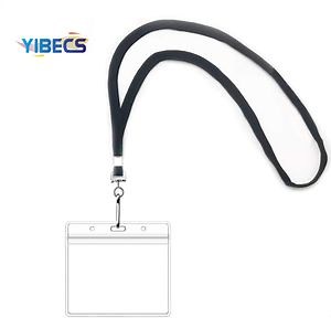 [Hot Item] Transparent Soft ID Badge Holders Sealable Waterproof Clear Plastic PVC Card Holder