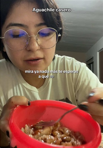 Aguachile casero, la neta faltó pepino y cebolla pero no había así que ni modo así mero 🤭 #selmx #cocinafacil #aguachile #comidacasera #cocinando