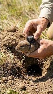 Pocket Gopher POV: Micro Camera Enters a Hidden Underground Colony