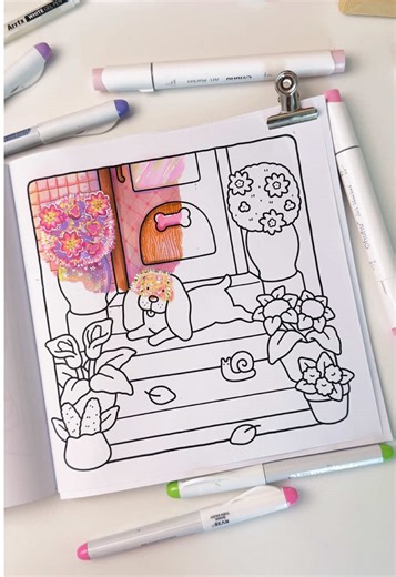 Coloring the Four Seasons: Spring Edition