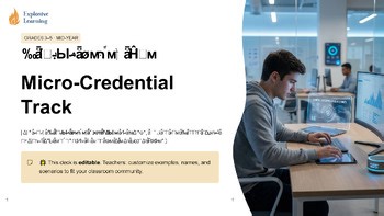 Micro Credential Track Mid Year : Classroom Activity Pack