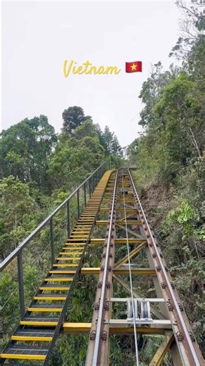 Mountain Train Views at Ba Na Hills | Vietnam 🇻🇳