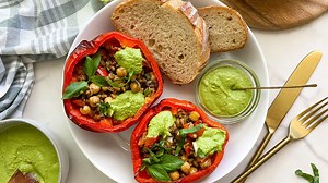 Italian-Style Vegetarian Stuffed Peppers Recipe - Tasting Table