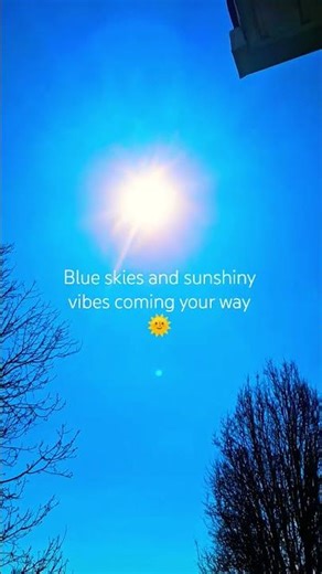 Blue Sky & Sunshine 🌞 #positivevibes