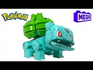 Building MEGA Pokemon JUMBO Bulbasaur - LEGO Pokemon Speed Build