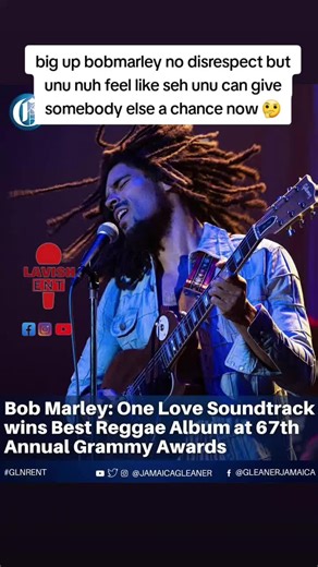Bob Marley Wins Best Reggae Album at Grammy Awards