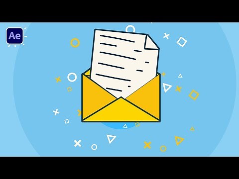 Motion Graphics Mail Animation in After Effects Tutorials