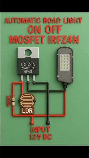Road 💡 circuit #rod #light #mosfet