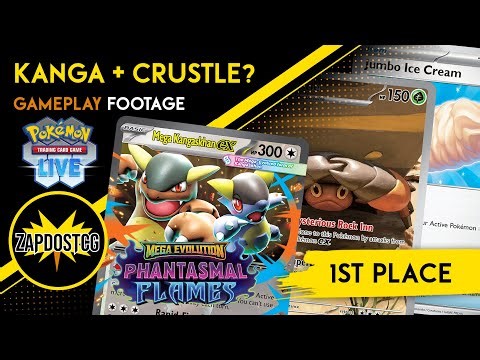 Crustle Makes Mega Kangaskhan ex UNKILLABLE?! (1st Place Deck)