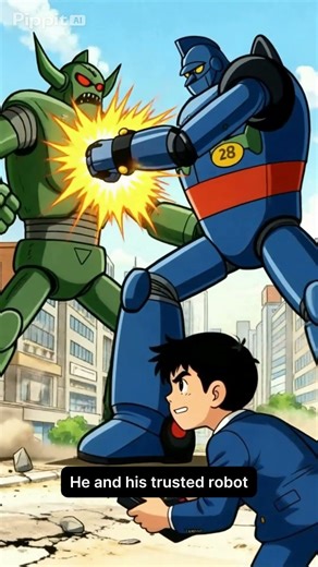 THIS ROBOT IS NOT CONTROLLED FROM INSIDE! TETSUJIN 28-GO A.K.A GIGANTOR