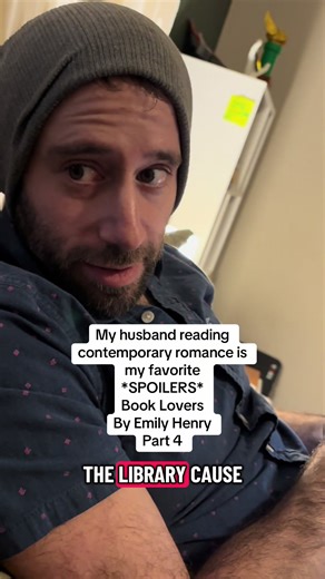 My husband reading contemporary romance *SPOILERS* Book Lovers By Emily Henry Part 4 #romance #romancebooks #booktok #booklovers #emilyhenry @jeppers128
