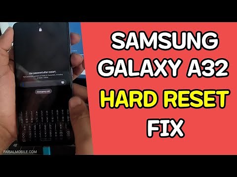 Samsung Galaxy A32 Hard Reset Not Working Fix - Bypass Screen Lock / Wipe Data