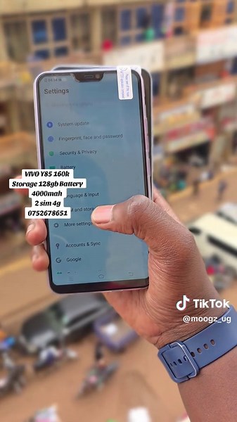 #vivo #vivoy85 VIVO Y85 160k Storage 128gb Battery 4000mah 2 sim 4g 0752678651