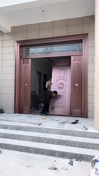 Luxury Copper Door Installation for Modern Homes