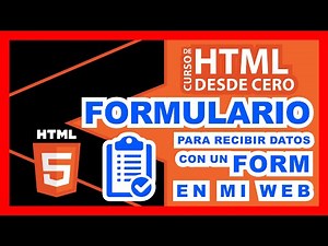 Creando formularios con la Etiqueta Form | Curso de HTML | Aprende Más