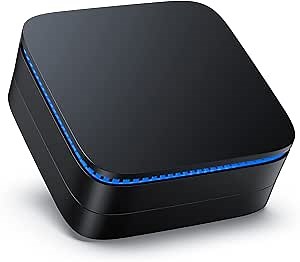 KAMRUI AK1 Mini PC Windows 10 Pro, 4K Mini Computer Intel Celeron J3455 Processor(up to 2.3GHz) Micro Desktop PC, 4GB DDR3/64GB eMMC, 2.4G+5G Dual WiFi, Gigabit Ethernet, BT 4.2