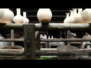 The procedure of porcelain making in Jingdezhen City .mp4
