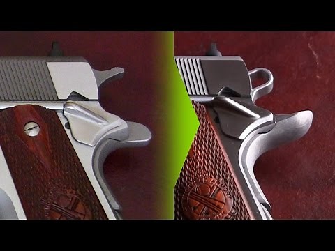 SA 1911 Mil Spec Mods: Beavertail Install