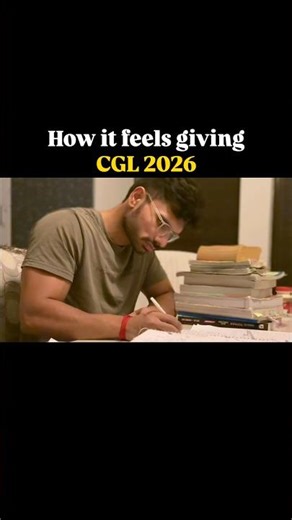 How It Really Feels to Prepare for SSC CGL 2026 | Aspirant Reality 💔