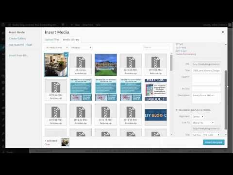 Uploading Content Into Your WordPress Website