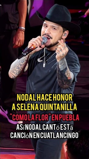 Nodal canta "Como la flor" de esta manera en Cuatlancingo Puebla #christiannodal #angelaaguilar
