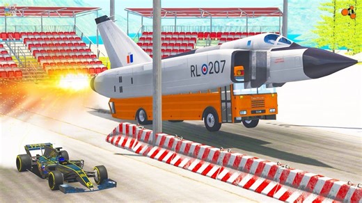 【搬运】Beamng Drive - Drag Racing Fails, Crashes #6 | WreckStation