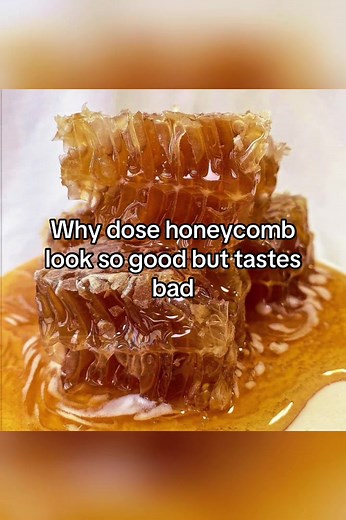 Why does honeycomb look so good but taste bad?