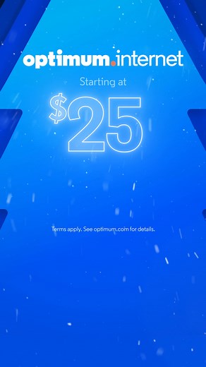 This Black Friday season, switch to Optimum for fast, fiber-powered Internet starting at $25/mo. | Optimum
