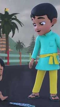 Pitter Patter Raindrops, Rain Rhyme for Kids #shorts #rhymes #babysongs #viral