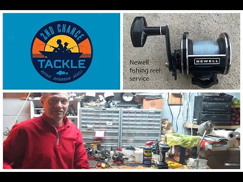 Newell G229F saltwater fishing reel how to take apart and service