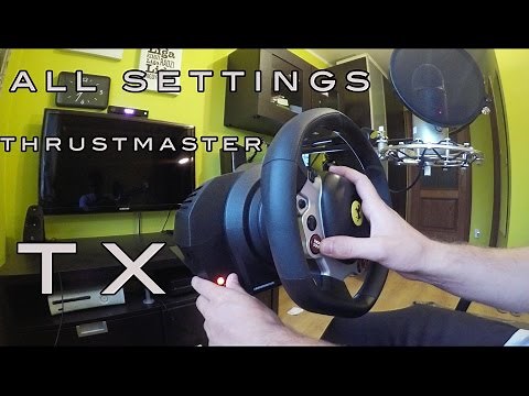 Thrustmaster TX Settings DOR Wheel Rotation and all that stuff