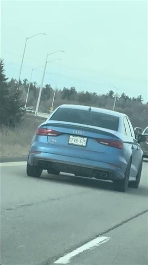 Audi S3 blue