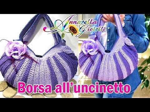 Tutorial borsa all'uncinetto. | How to crochet a bag