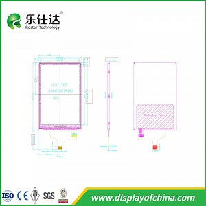 [Hot Item] 3.5-Inch Vertical IPS LCD Panel TFT Display with 4line Spi Interface