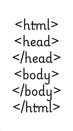 HTML Structure Explained in 20 Seconds