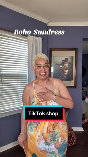 Chic Boho Sundress for Spring Beach Walks