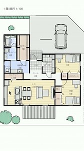 平屋間取り 2ldk 27坪