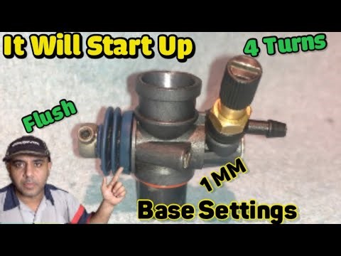 TRAXXAS TRX3.3 nitro engine factor needle setting 100% nitro engine will start up