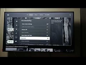 Samsung Smart TV | How to Turn On or Off Grayscale on Samsung TV