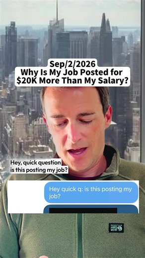 Is your job posting your own position? A worker exposes a new hire with a 20K pay gap! This conversation highlights the importance of fair compensation and transparency in the workplace. Share your thoughts! #workplace #salarydisparity #career #jobfairness #fyp #foryou #tiktok