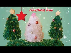 How to make a awesome christmas tree using Yarn ball.