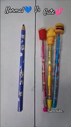 Normal 🥰vs cute👑 stationery#ytshorts#shorts#shortsfeed#normalvscute#asmr#shortsviral#backtoschool