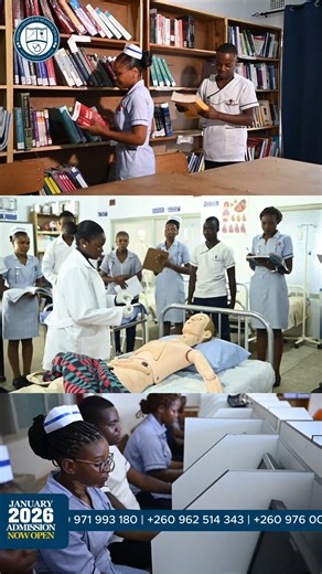 🚨 Your Future in Nursing Starts Here!🚨 Join MedPro College of Health Sciences and earn your Diploma in Registered Nursing! 💉✨ Why MedPro? ✅ - Hands-on training with real-world impact. ✅ - Supportive faculty who care about YOUR success. ✅ - A future where you’ll save lives and inspire change. 📞 Call/WhatsApp: 2609 7199 3180 | 2609 6251 4343 📧Email: medpro.zm24@gmail.com Your journey to saving lives begins NOW! 🩺❤️ | MedPro College of Health Sciences