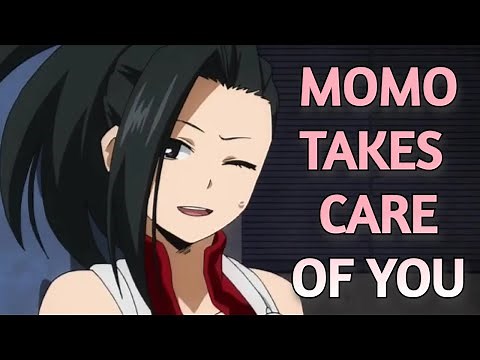 MOMO YAOYOROZU ASMR. Momo x Listener. Soft friend takes care of you [Roleplay. BNHA]