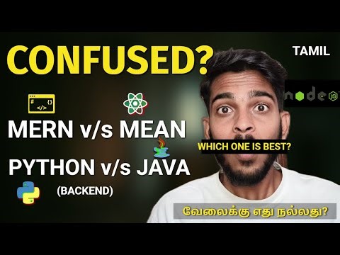 Which FULL STACK is Best? 🤔MERN/MEAN/JAVA/PYTHON (Tamil)