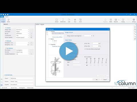 Slenderness Considerations In spColumn