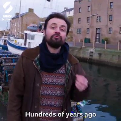 This spectacular fire festival marks New Year in Burghead. | BBC Scotland