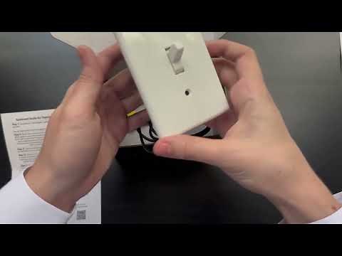 Hidden Wifi 4K Camera Working Functional Light Switch